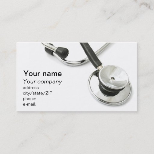 Customizable Medical business card