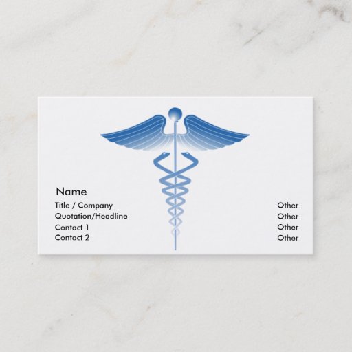Customizable Medical Business Card Template II