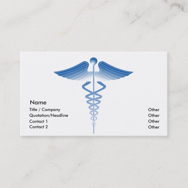 Medical Business Card Template II (Front)