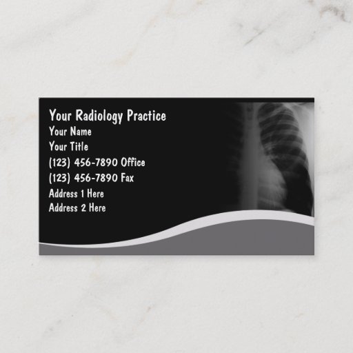 Customizable Medical Business Cards