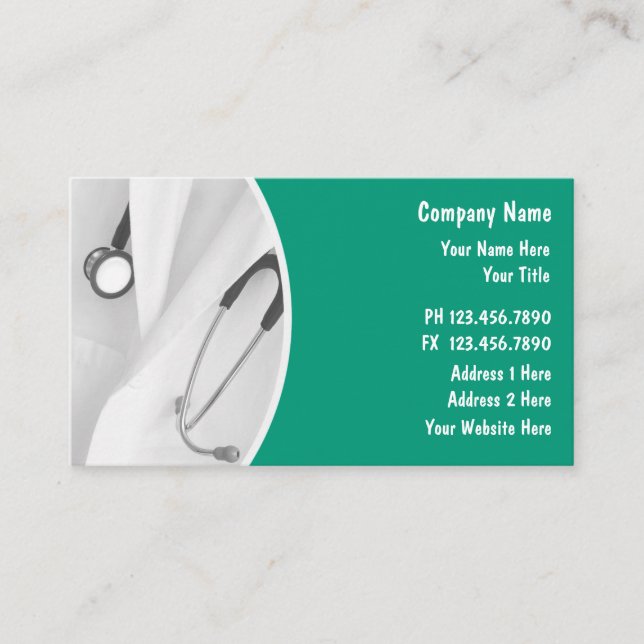 Medical Business Cards (Front)