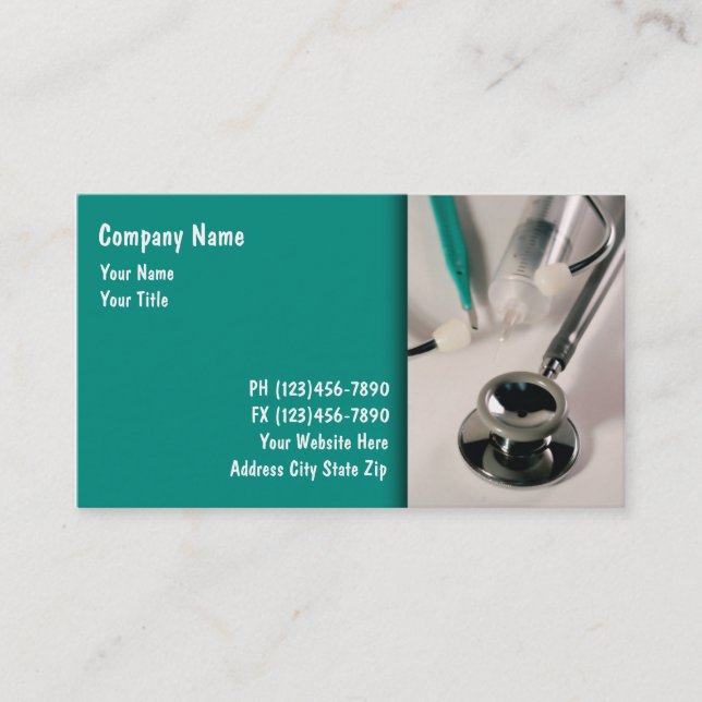 Medical Business Cards (Front)