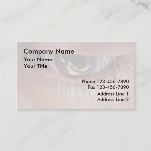 Customizable Medical Business Cards