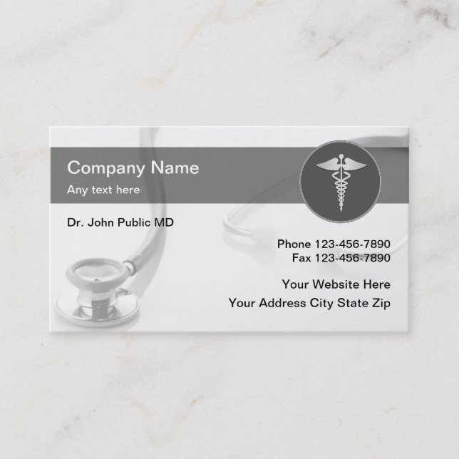 Medical Business Cards (Front)