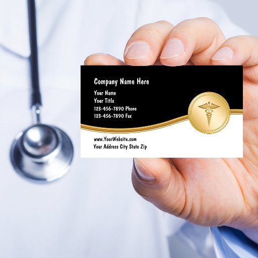Customizable Medical Business Cards