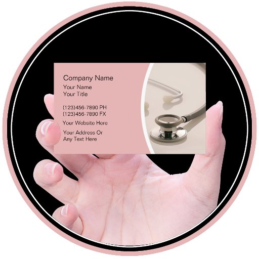 Customizable Medical Business Cards