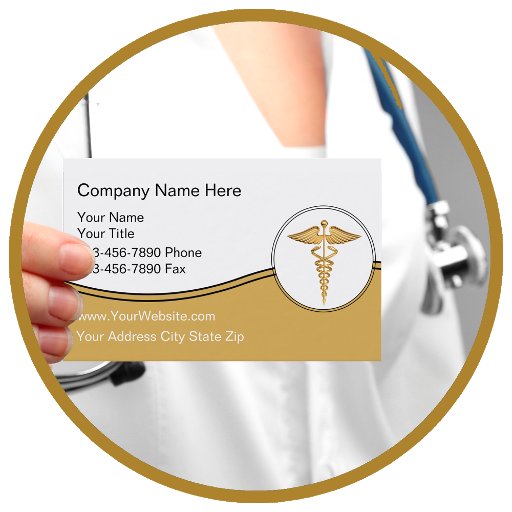 Customizable Medical Business Cards