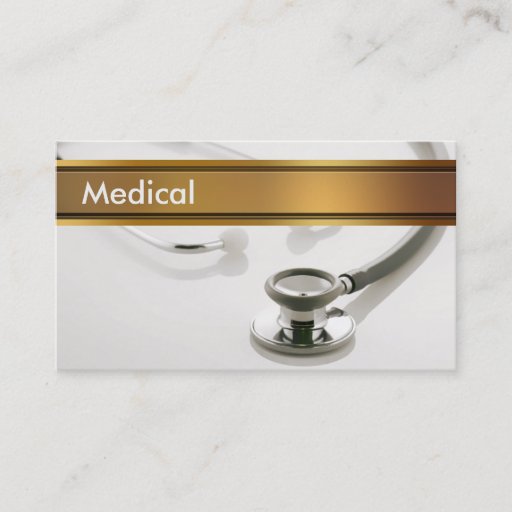 Customizable Medical Business Cards