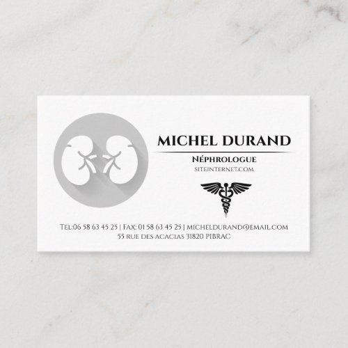 Medical Business Cards Nephrologist