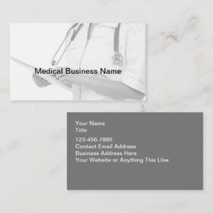 Medical Business Cards Online Template