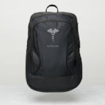 Medical Caduceus Custom City Port Authority® Backpack<br><div class="desc">Medical Caduceus Custom City Port Authority® Backpack</div>