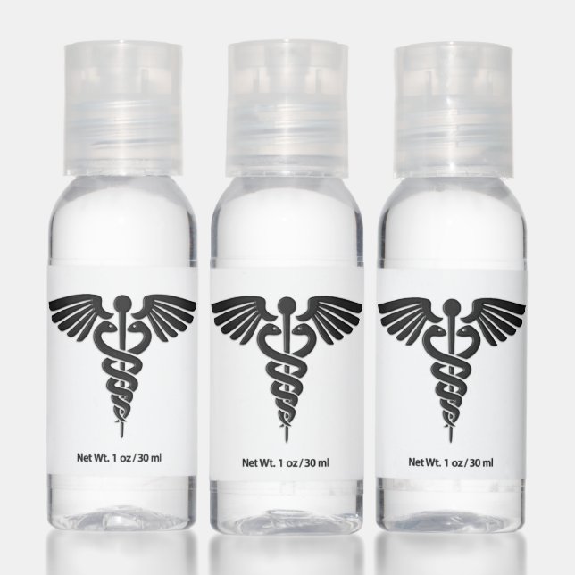 Medical Caduceus Hand Sanitizer (Set)
