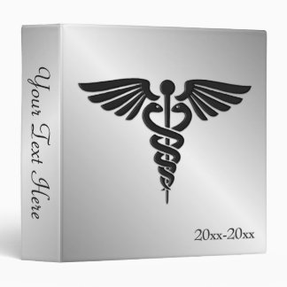 Medical Caduceus Personal Binder