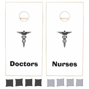 Medical Caduceus Regulation Cornhole Set