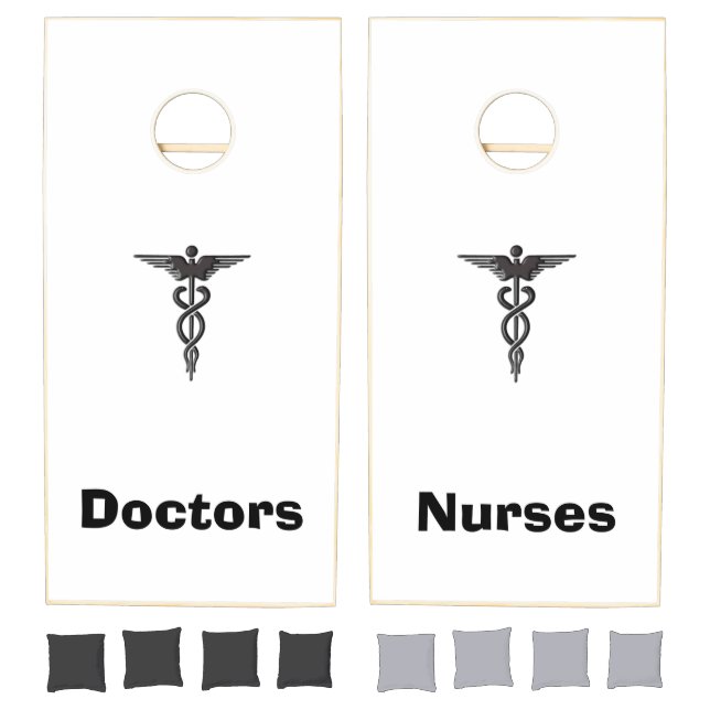 Medical Caduceus Regulation Cornhole Set (Set)