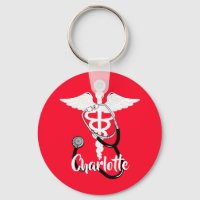 Medical Caduceus Staff Symbol Personalized