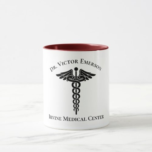Medical Caduceus Symbol Personalized Mug