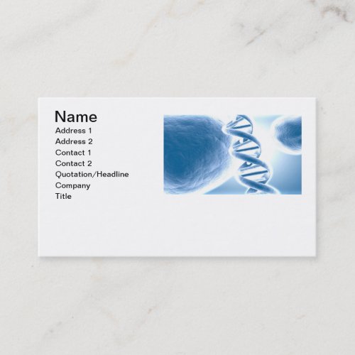 Medical card business card template