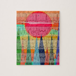 Medical Cardiac Rhythm Forest Dreams Jigsaw Puzzle