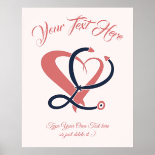 Medical Care, Nursing, Emergency. Gift Template Poster