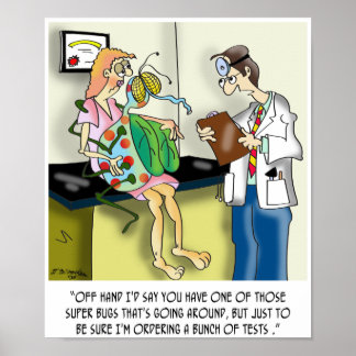 Medical Cartoon 9517 Poster