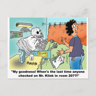 Medical Cartoon Humor Postcard