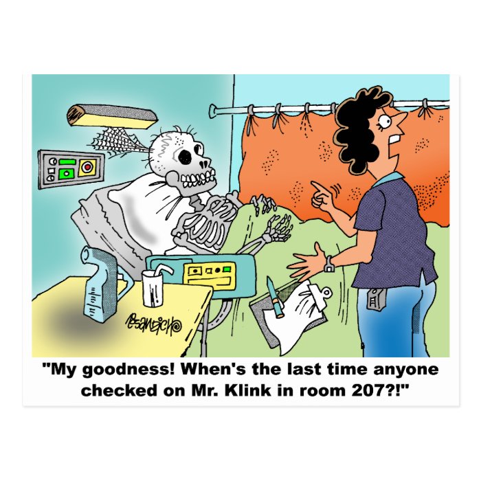 Medical Cartoon Humor Postcards