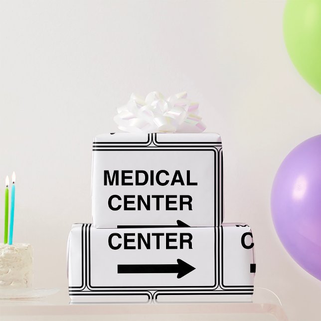 Medical Center Sign Wrapping Paper (Creator Uploaded)