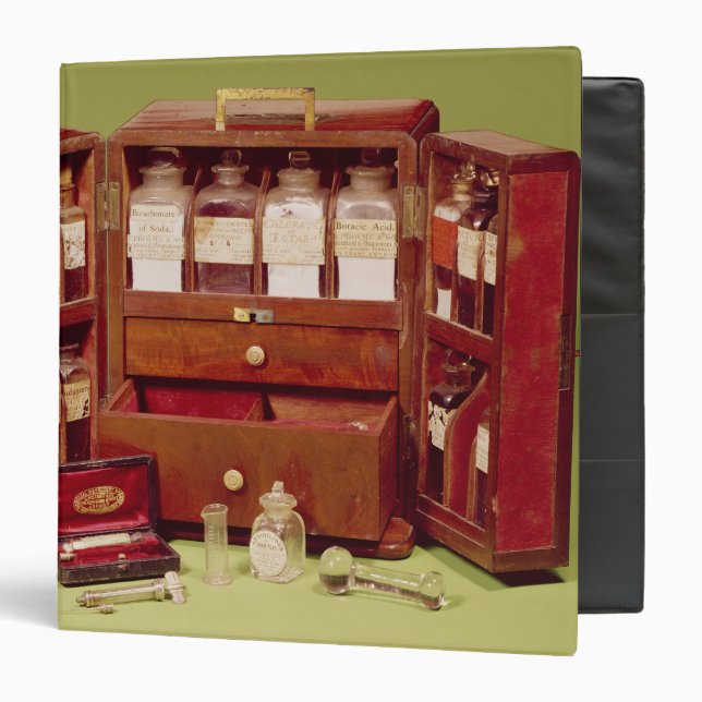 Medical chest by the Dinneford Family Chemist Binder (Front/Inside)