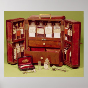 Medical chest by the Dinneford Family Chemist Poster