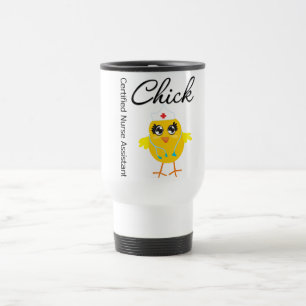 Medical Chick v1 Certified Nurse Assistant Travel Mug