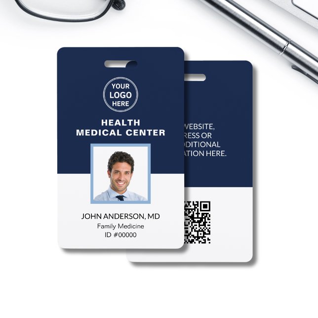 Medical Clinic Doctor Healthcare Professional ID Badge (Medical Clinic Doctor Healthcare Professional ID Badge)