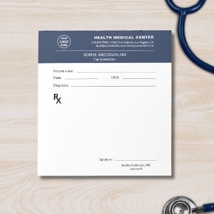Medical Clinic Doctor Prescription  Notepad