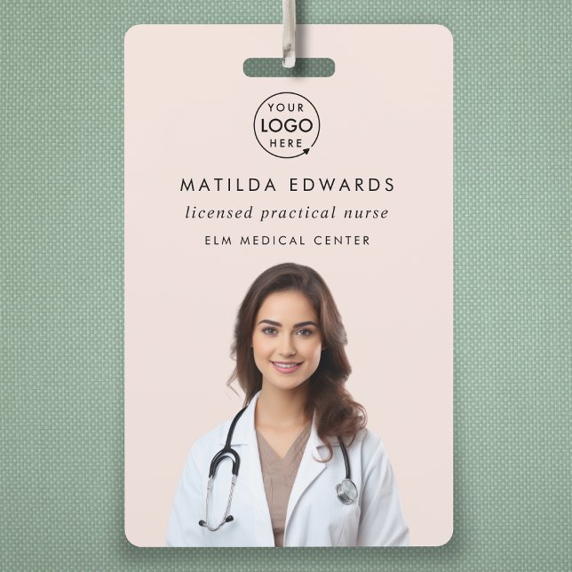 Medical Clinical Staff Employee Security Identity Badge (Creator Uploaded)