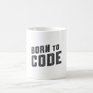 Medical Coder Born To Code Coding ICD Programmer Coffee Mug