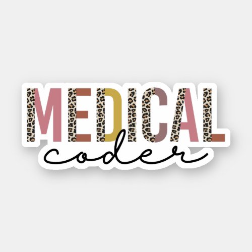 Medical Coder Gifts Medical Coding Sticker