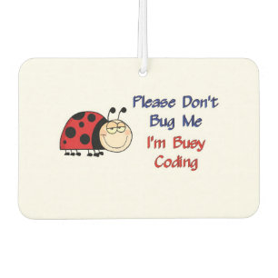 Medical Coder Ladybug2 Air Freshener