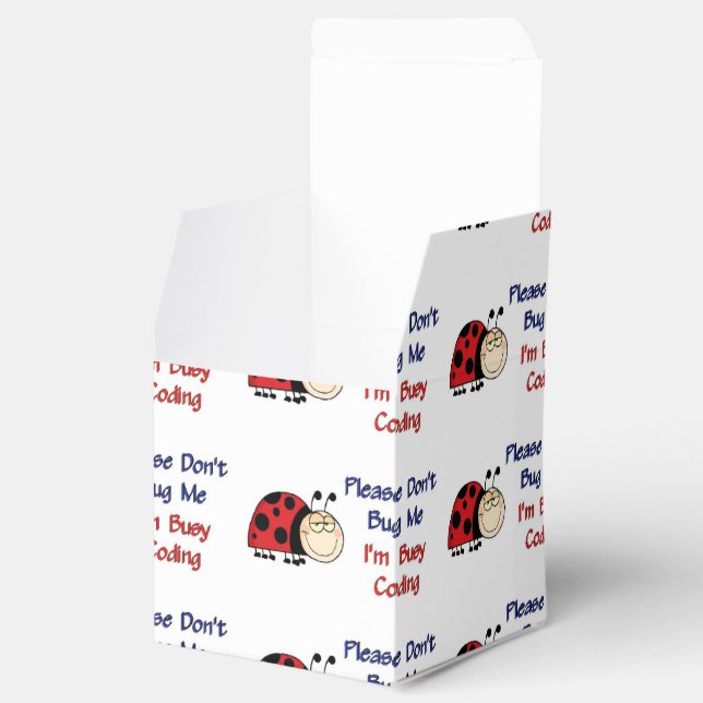 Medical Coder Ladybug2 Favor Boxes (Opened)
