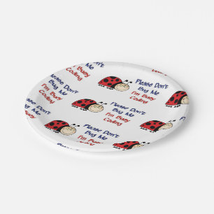 Medical Coder Ladybug2 Paper Plates