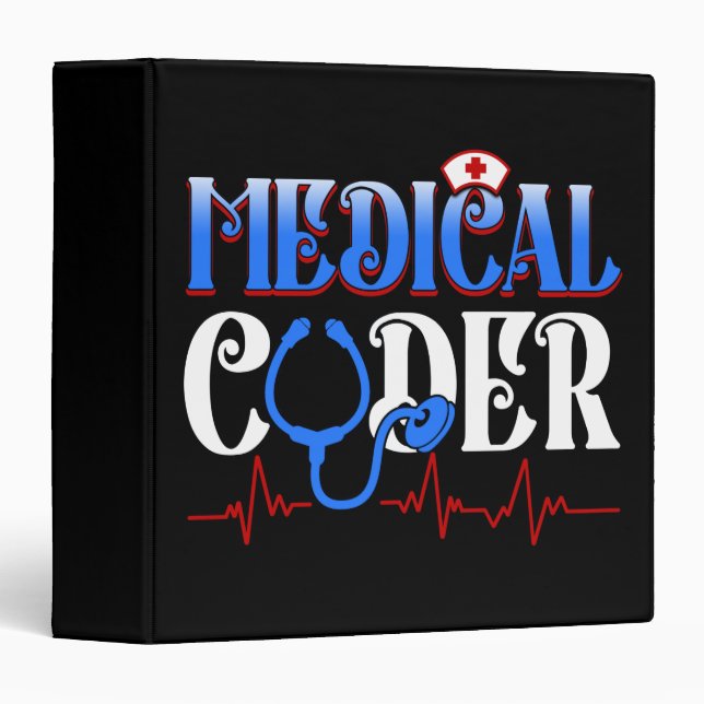 Medical Coder Medicare Coding Medical 3 Ring Binder (Front/Spine)