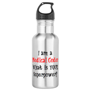 medical coder Mug Stainless Steel Water Bottle