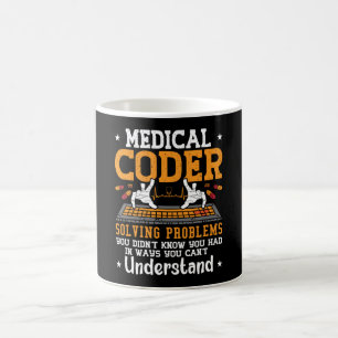Medical Coder Solving Problems Assistant Coding Coffee Mug