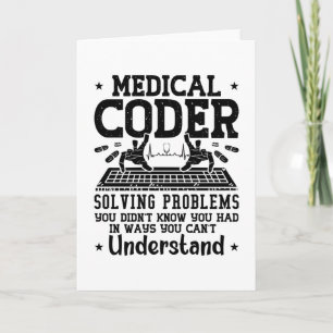 Medical Coder Solving Problems Coding Assistant Card