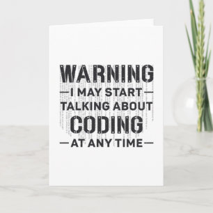 Medical Coder Warning I May Start Coding Gift Card