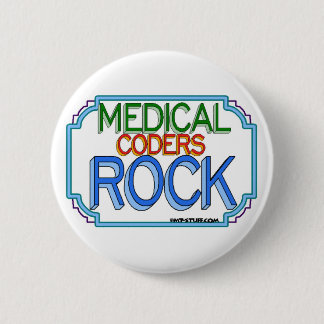 Medical Coders Rock Button