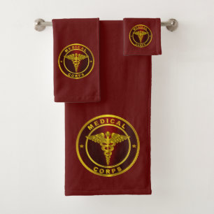Medical Corps Bath Towel Set
