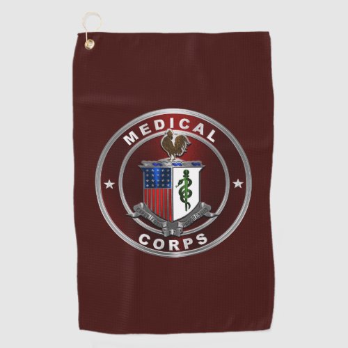 Medical Corps  Golf Towel