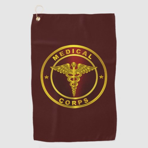 Medical Corps  Golf Towel