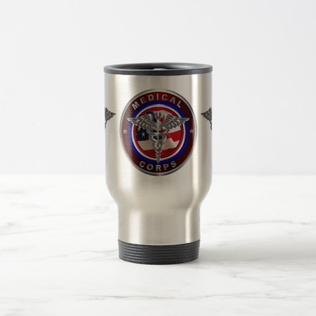 Medical Corps Veteran   Travel Mug (Center)