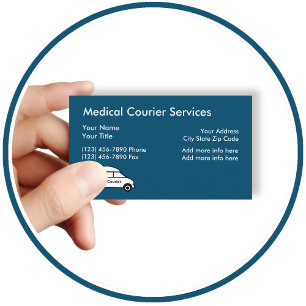 Medical Courier Services Business Card